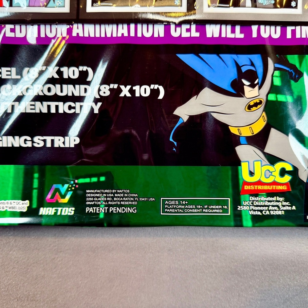 Batman Animated Series Villains of Gotham City Series 1 Pop Art Animation Cel - Picture 8 of 9